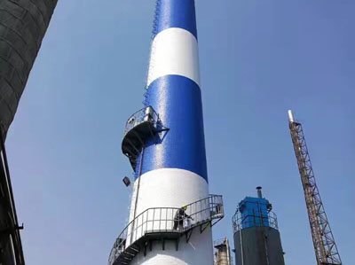 現(xiàn)以鋼煙囪新建工程、熱工藝表及控制裝置工程的劃分